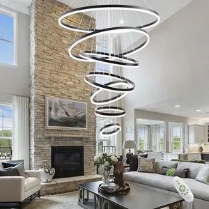Spiral Led Chandelier