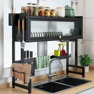 Single Over the Sink Plate Rack
