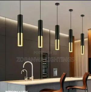 Single Head Long Tube Pendant Light