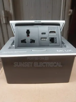 Table Socket With 1 Type C,1 Usb, 1 Hdmi and 1 Data