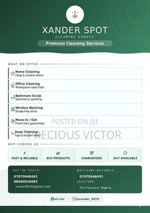 Xander Spot Cleaning Agency