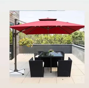 Quality Outdoor Indoor Rattan Set With Umbrella