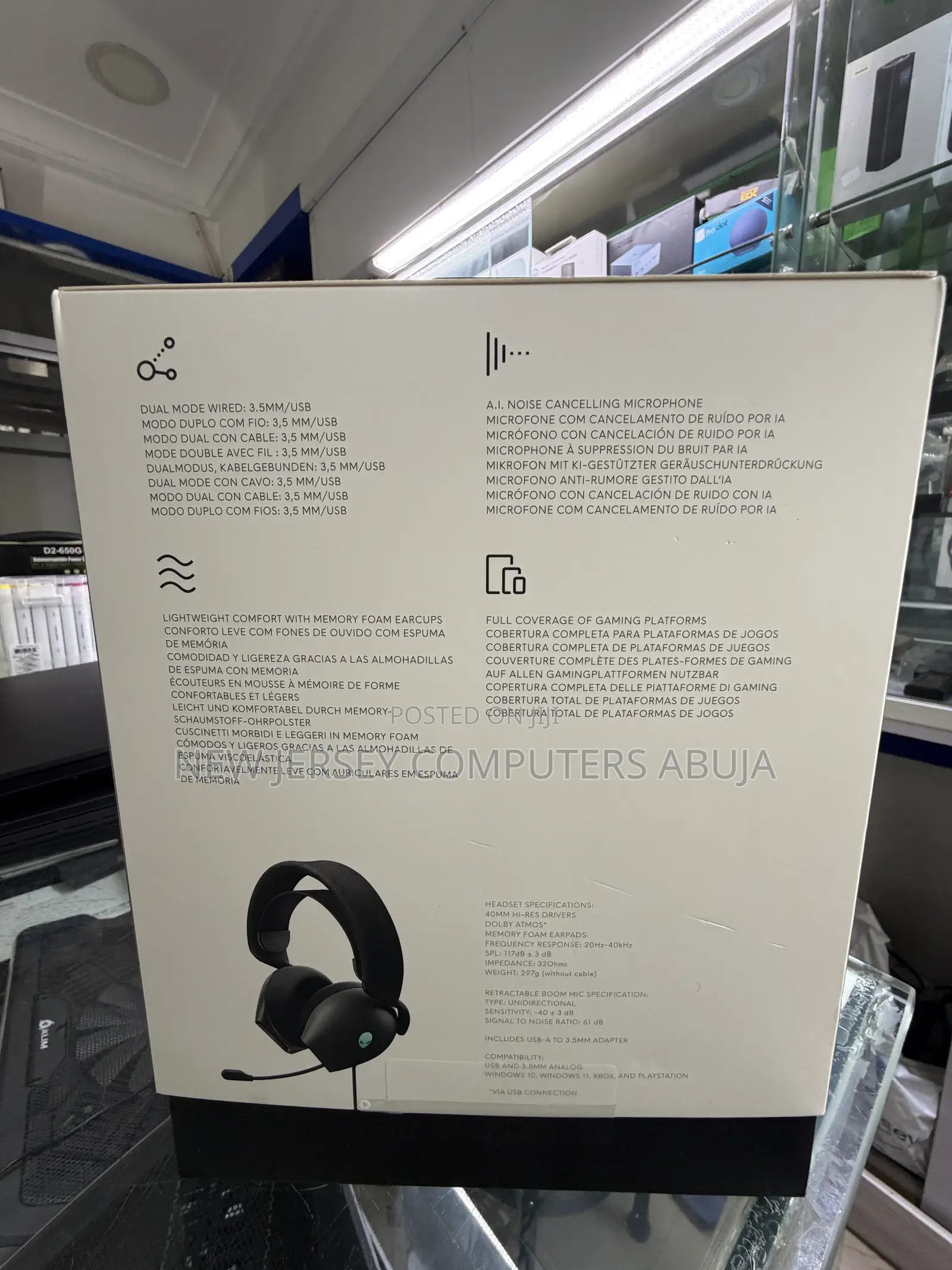 Alienware Wired Headset 520h