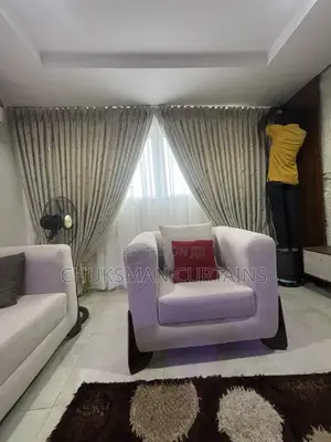 Cream and Gold Curtain