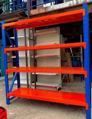 Heavy Duty Warehouse Rack Blue And Yellow