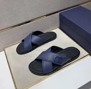 Christian Dior Quality Luxury Men Genuine Leather Pams
