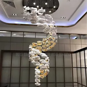 60cm 84eggs Glass
White/Gold
Chandelier Light.