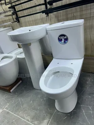 Vstar Wc With Basin and Pedestal Complete Set