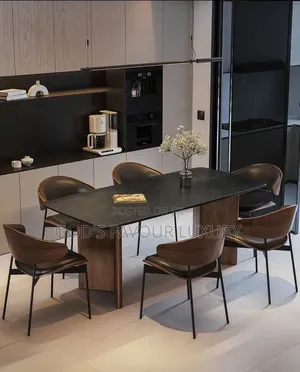 Marble Dining Table and Chairs.