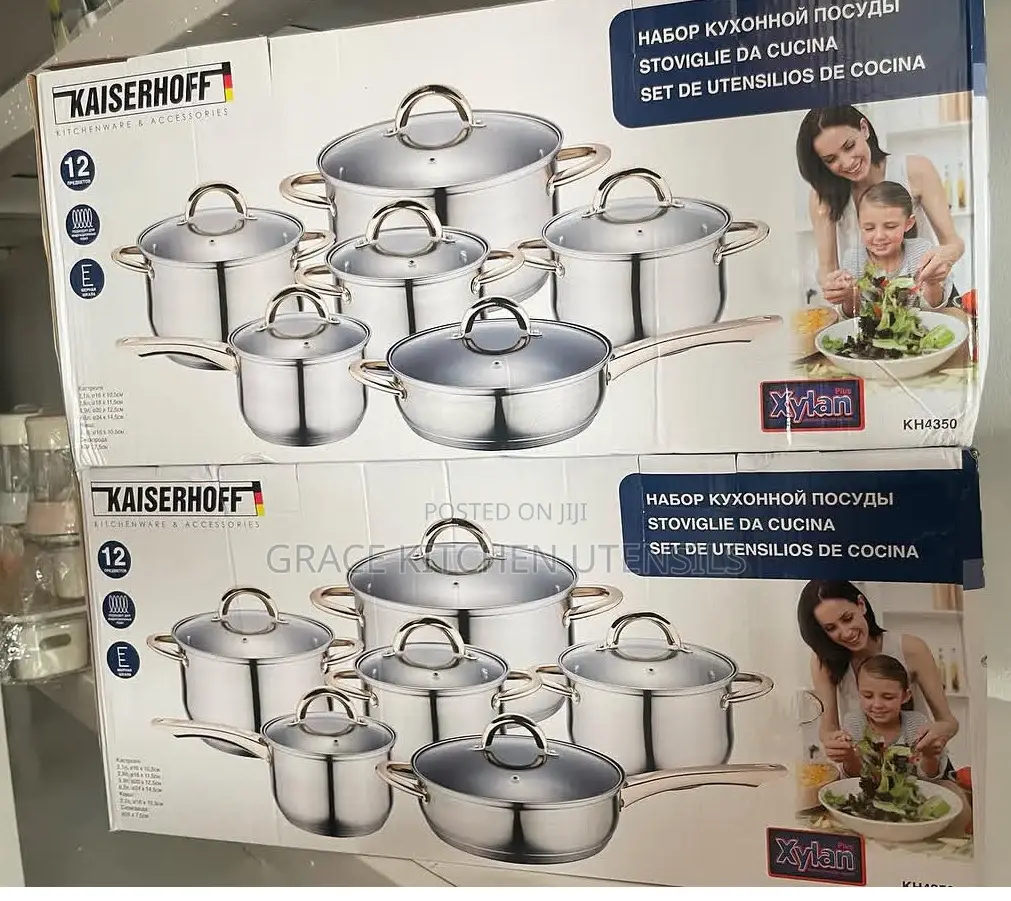 Premium Stainless Steel Cookware Set: Kaiserhoff