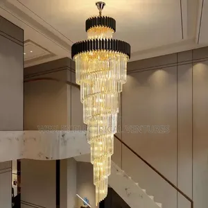 5ft and Half, Long Crystal Chandelier Light
