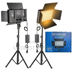 Pro Led 800 Photo and Video Led Light Kit With Tripod Stand.