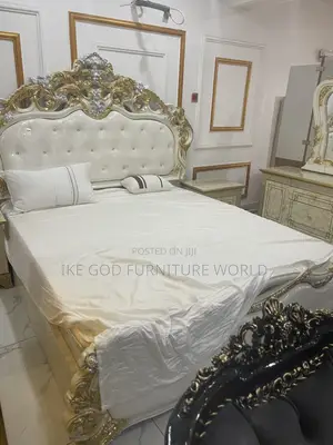 6by7 Imported Royal Family Bed With Dressing Mirror