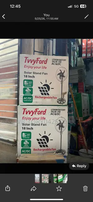 Twyford 18inch Solar Fan Available in Store