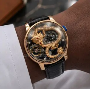Hanboro Authentic Quality Luxury Men Automatic Engine Wristwatch