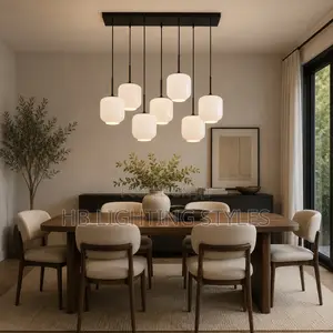 Modern Black Glass Ball Ceiling Chandelier