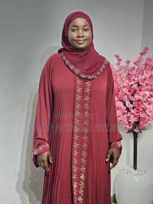 Dubai Lux Plated Abaya