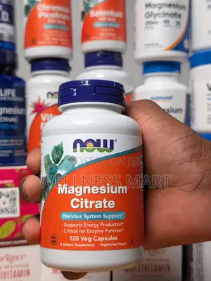 Now Food Magnesium Citrate 400mg | Sleep + Muscle + Calm | Usa | Lagos