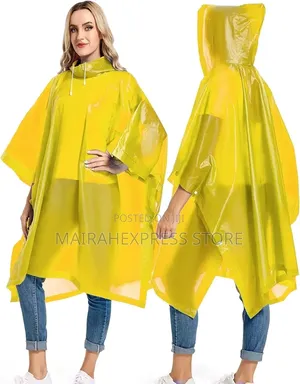 1pc Adult Eva Heavy-guage Waterproof Vinyl Raincoat