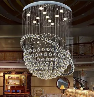 Modern Crystal Staircase Chandelier