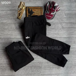 Black Men's Joggers