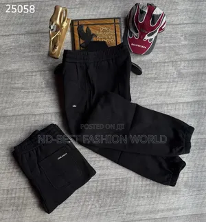 White Quality Joggers