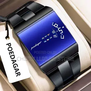 Poedagar Quality Men Chain Strap Wristwatch