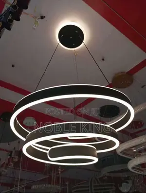Nordic Ring Led Pendant Lamps Dimmable for Living Dining Room Kitchen