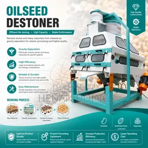 Oilseed Destoner Machines Soybeans Sunflower Peanut Destoning Machine