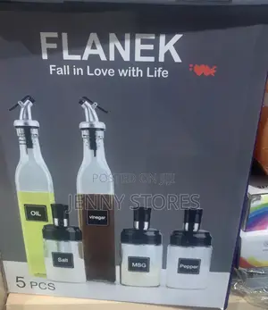 5pcs Flanek Oil Bottle