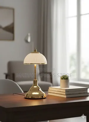 Gold-Toned Rechargeable Led Desk Lamp Ts
