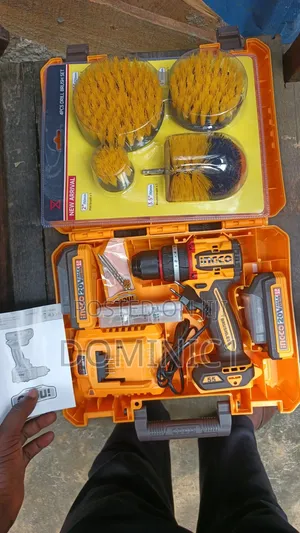 Ingco 20v Cordless Brushless Impact Drill Kit