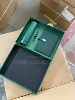 Flask , Diary and Pen Gift Box