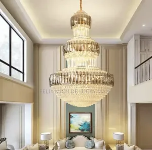 Modern Luxury Crystal Led Chandelier
