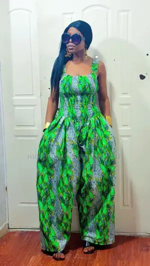 Smocked Jumpsuit - Style 896