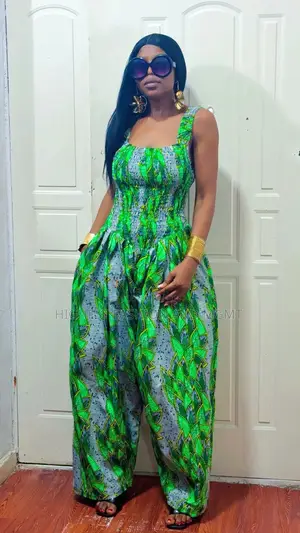 Smocked Jumpsuit - Style 896