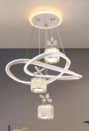 Modern Luxury Led Pendant Light Featuring Crystal Accents