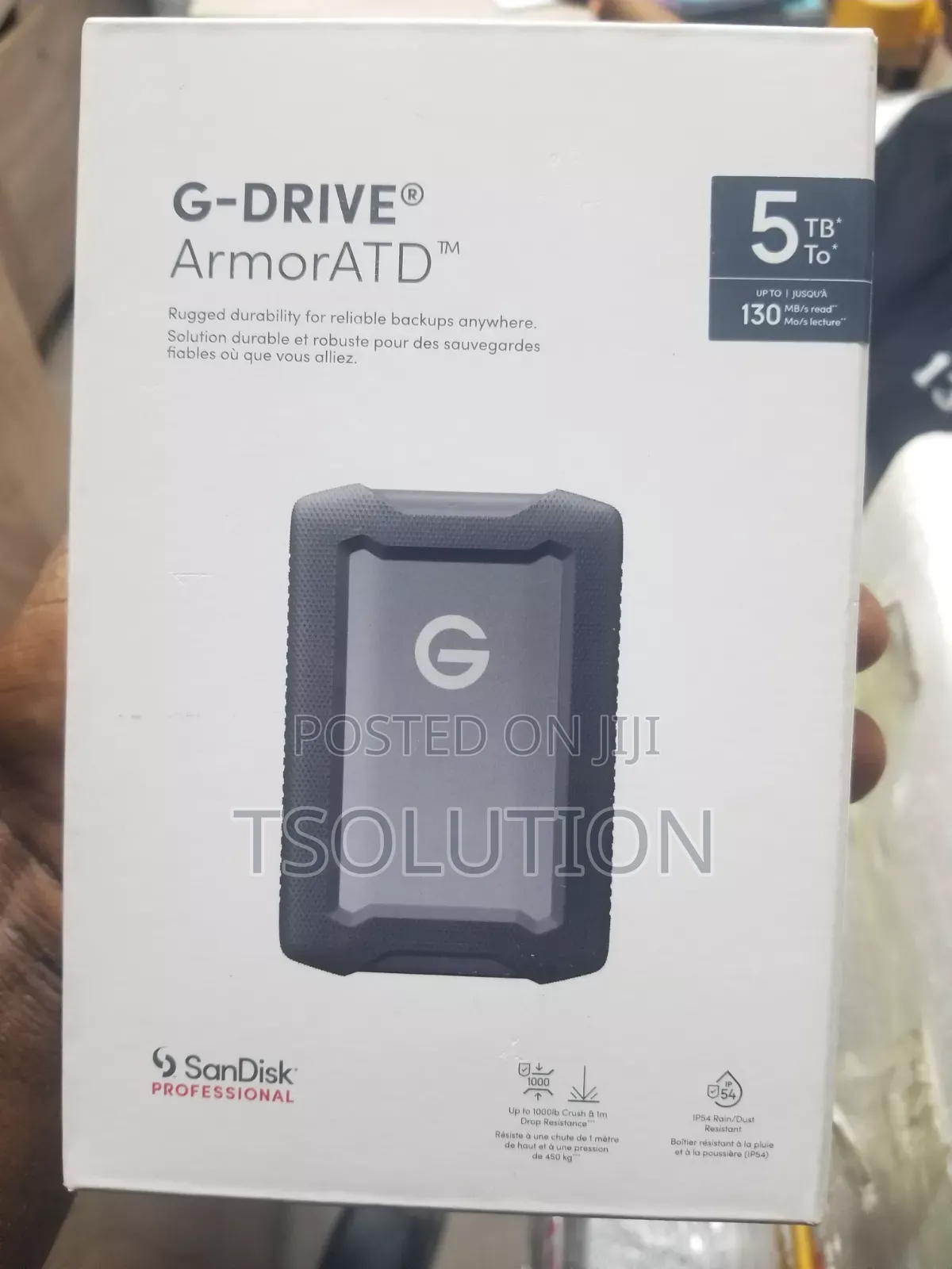 5tb Sandisk G- Drive Portable