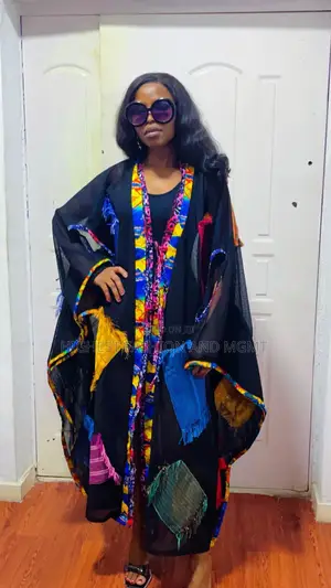Long Ankara and Ofi Jacket - Style 612