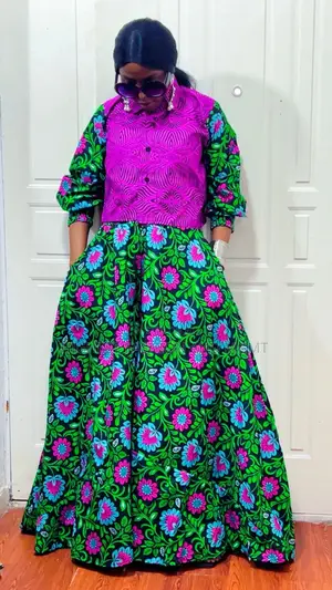 Big Classy Gown With Pockets - Style 731