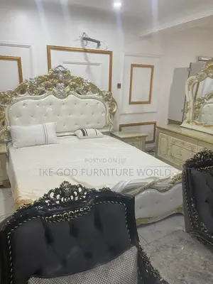 6by7 Imported Royal Family Bed With Dressing Mirror