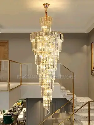 Gold Crystals Chandelier