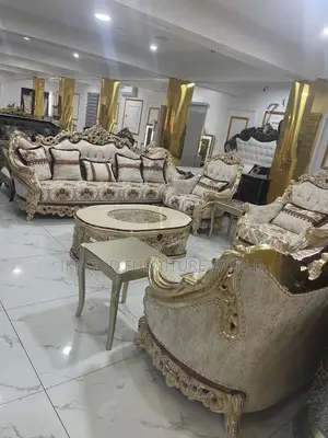Complete Set of High Classic Turkish Royal Fabric Sofa