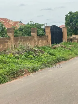 A Plot of Land With Fence and Gate at Adeleke Estate Osogbo