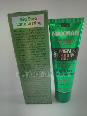 Maxman Enlarging Gel Red:Men Penis Enlarging Gel