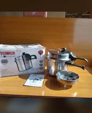 Tower Hidome Aluminium Pressure Cooker With Steamer Basket