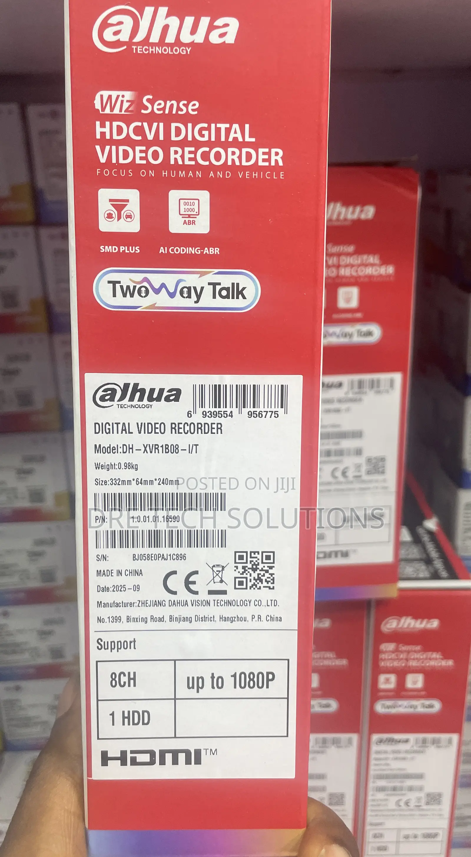 Dahua 8ch Two Way Talk DVR
