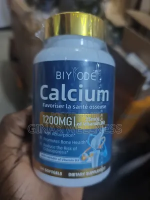 Biyode Calcium Softgels With Vitamin D3 (100 Softgels)