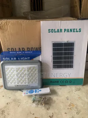 Flood Light With External Panel With Metal Body, Strong Quality