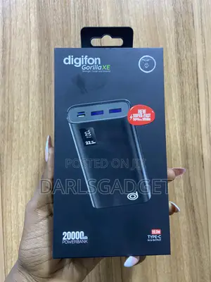 Digifon 20000mah Fast Charging Power Bank With 22.5w Output